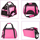 BOLSA TRANSPORTE CACHORRO GATO MOCHILA PET CANGURU CAES DOBRAVEL MALA VIAGEM ROS