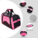 BOLSA TRANSPORTE CACHORRO GATO MOCHILA PET CANGURU CAES DOBRAVEL MALA VIAGEM ROS