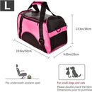 BOLSA TRANSPORTE CACHORRO GATO MOCHILA PET CANGURU CAES DOBRAVEL MALA VIAGEM ROS