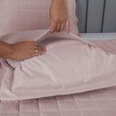 Kit Cobre Leito Matelado Dupla Face Soft 3 Peças Casal 100% Poliéster  - Rosê