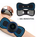 Massageador Elétrico Portátil com Estimulação Muscular Alívio de Dores e Te